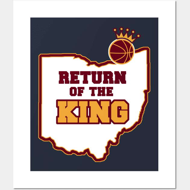 Best Basketball design | Return Of The King Wall Art by POD Anytime